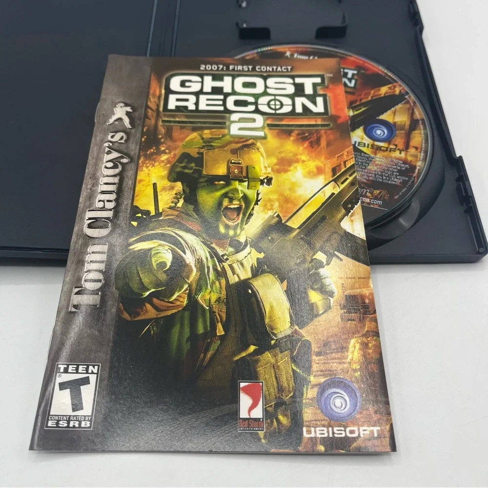 Tom Clancy's Ghost Recon 2 (Sony PlayStation 2, 2004) CIB. Tested.